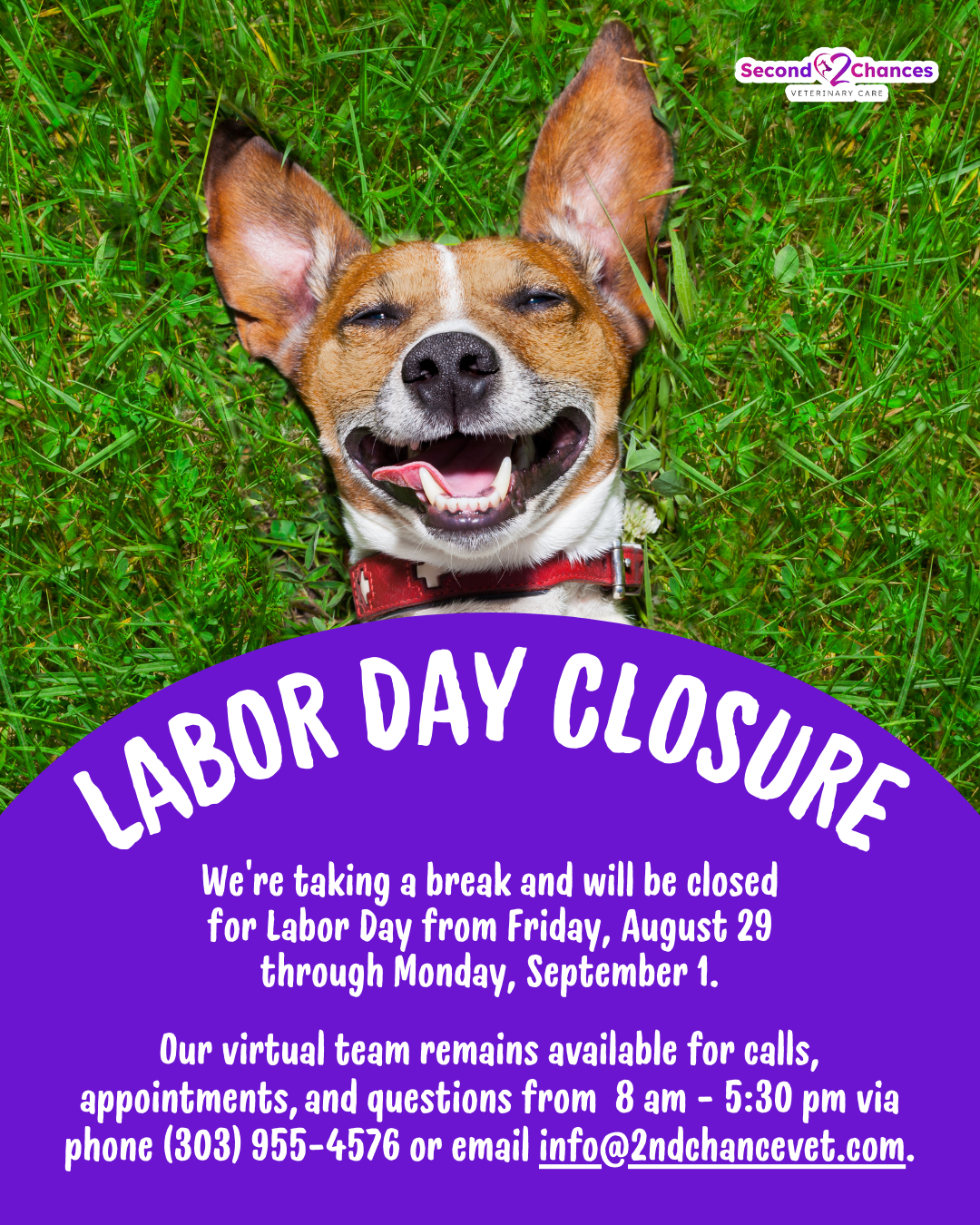 Labor Day closure announcement